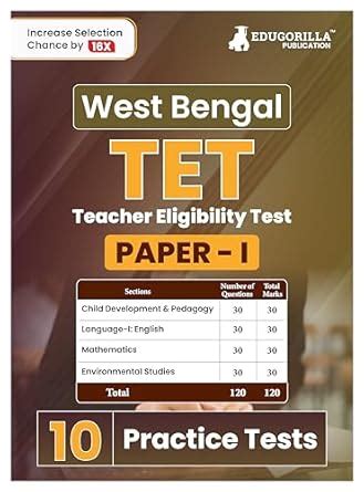 West Bengal Tet Teacher Eligibility Test Paper Book English