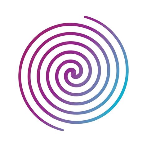 Premium Vector Hypnotist Circle Logo