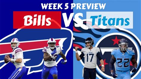 Buffalo Bills Vs Tennessee Titans Week 5 Preview YouTube