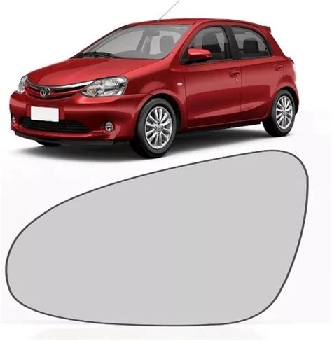 Lente Retrovisor Etios 2014 2015 2016 2017 018 2019 Esquerdo