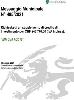 Messaggio Municipale N 485 2021 Richiesta Di Un Supplemento Di