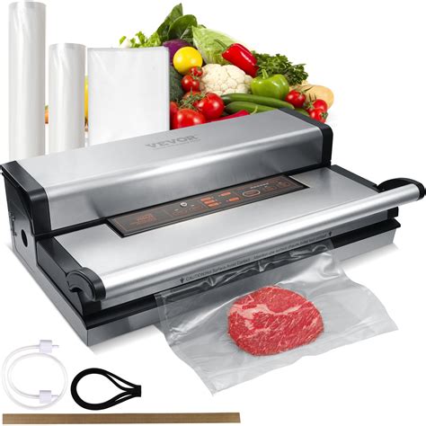 VEVOR Vacuum Sealer Machine, 95Kpa 350W Powerful Dual Pump and Dual