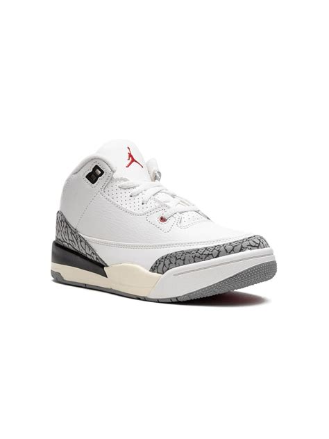 Jordan Kids Air Jordan 3 White Cement 3 Reimagined 2023 Sneakers Weiß