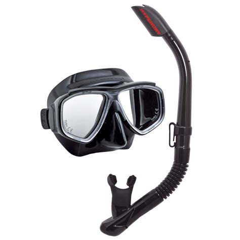 TUSA Zestaw Maska Fajka Snorkeling Nurkowanie UC 7519BKBK