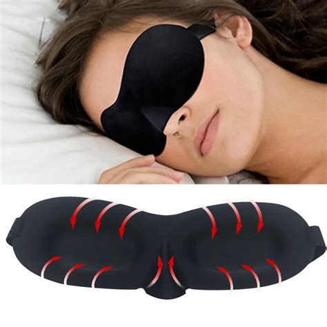 D Soft Night Sleep Mask Travel Rest Aid Eye Sleep Mask Cover Eye Patch