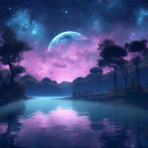 Dreamy Night Background