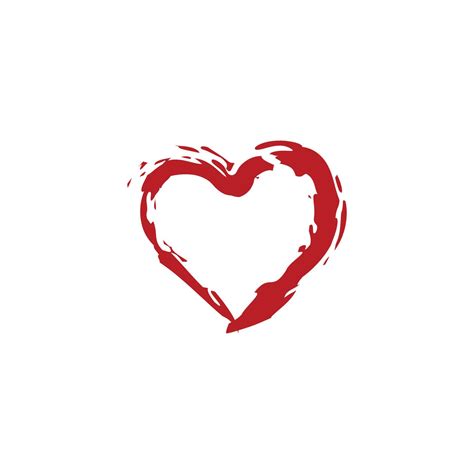 Red Love Icon Design Template 7636819 Vector Art At Vecteezy