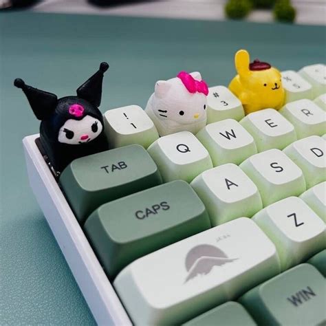 Handpainted Artisan Sanrio Keycaps Etsy