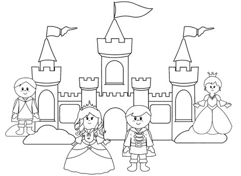 El Castillo De La Princesa Dibujo Para Colorear E Imprimir 52 OFF