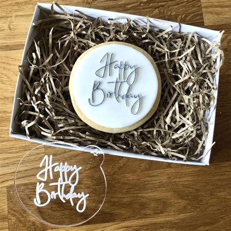 Happy Birthday Cookie Embosser By Cake Craft Company