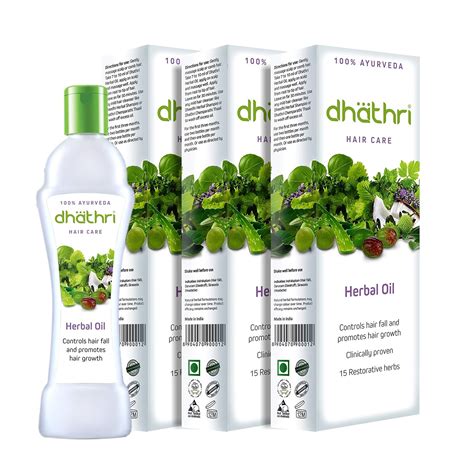 Buy Dhathri Hair Care Herbal Oil 100 Ml Pack Of 3 Online At Low