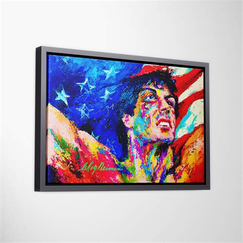 Leroy Neiman Rocky Balboa Artwork Gym And Sports Room Wall Art Boxing