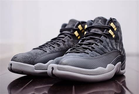 Air Jordan 12 Dark Grey 130690 005 Release Date Sneakerfiles