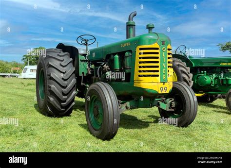 Oliver 99 Tractor Chipping Steam Fair 2018 Stock Photo Alamy