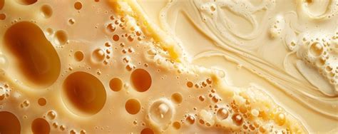 Detailed Cross Section Of A Creamy Cheese Wheel Showcasing Its