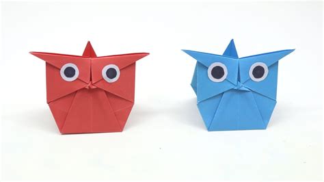 How To Fold An Origami Owl Paper Owl Tutorial Youtube