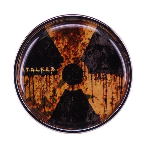 Radiation Symbol Danger Zone Enamel Pin Distinct Pins