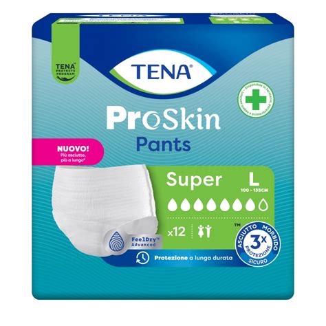 Tena Pants Super Mutandina Assorbente Per Urine Taglia L 12 Pezzi