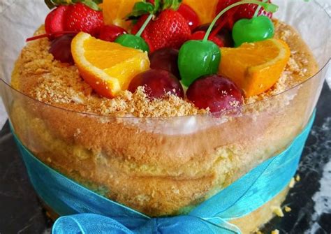 Resep Diplomat Fruits Cake Oleh Mena Andriana Cookpad