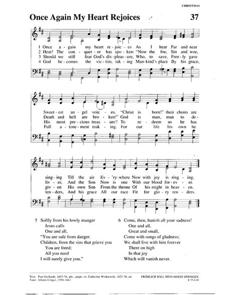 Christian Worship 1993 A Lutheran Hymnal 37 Once Again My Heart