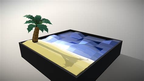 Low Poly Beach 3d Model By Astroxon57 F338fac Sketchfab