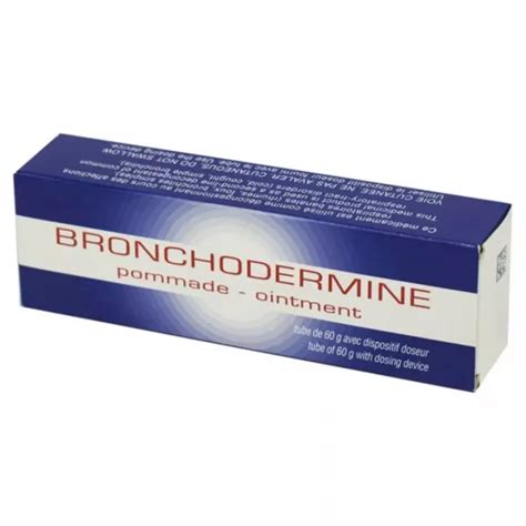 Bronchodermine Pommade Troubles Respiratoires En Vente En Pharmacie