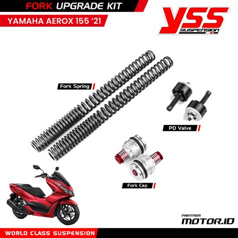 Promo YSS Upgrade Kit Front Fork Honda PCX 160 Upgrade Kit Shock Depan