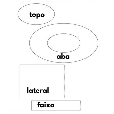 Molde De Cartola Em Eva Para Imprimir - Molde de Cartola para imprimir em PDF - Artesanato Passo a Passo!