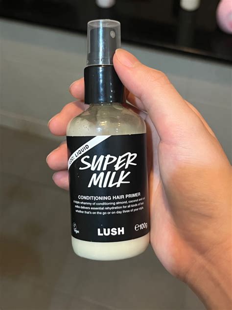 Lush Super Milk Conditioning Hair Primer Oil Mist Spray Beauty