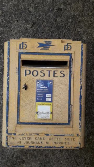 BOITE LETTRE POSTE PTT Dejoie Briefkasten Mobilier Urbain Industriel