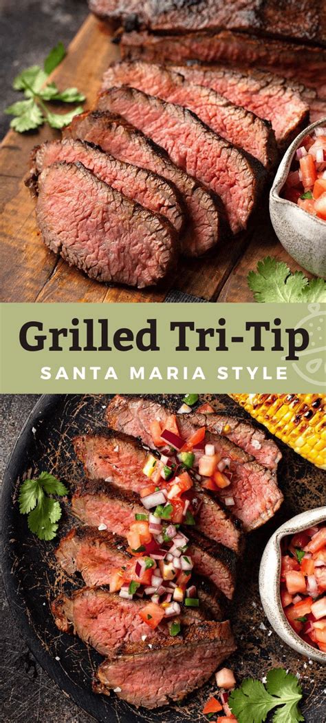 This Delicious Grilled Santa Maria Style Tri Tip Steak Is Seasoned With