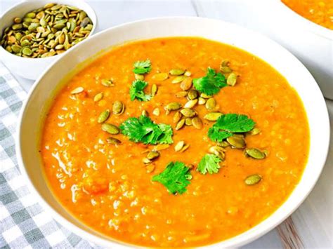 Pumpkin Lentil Soup Recipe Samsung Food