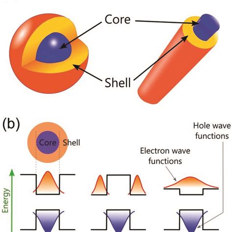 A Schematic Of Coreshell Nanoparticle And Coreshell Download Scientific Diagram