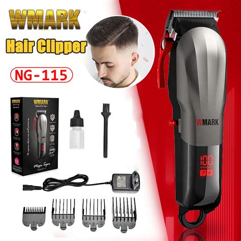 Wmark Ng Electric Hair Clipper Rechargeable Hair Trimmer Cordless