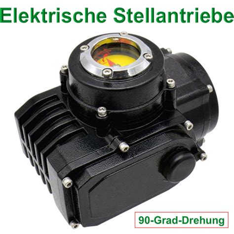 Elektrische Stellantriebe Grad Drehung