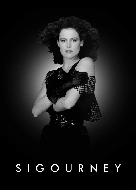 Sigourney Weaver Poster Picture Metal Print Paint By Bo Kev Displate