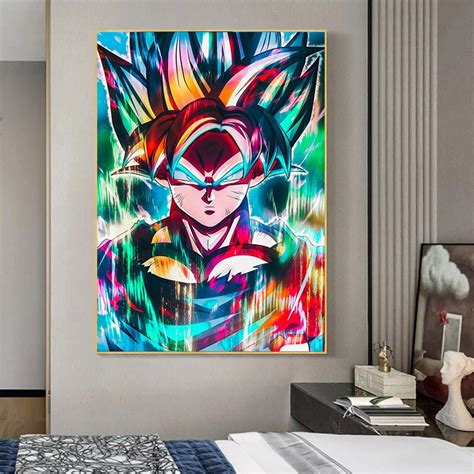 Dragon Ball Posters - Son Goku Canvas Painting Wall Poster » Dragon ...