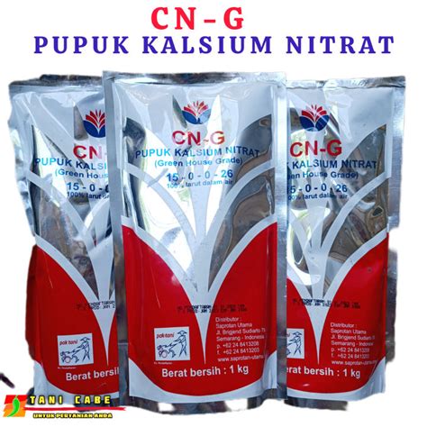 Pupuk Cng Kalsium Nitrat Pak Tani Kg Lazada Indonesia