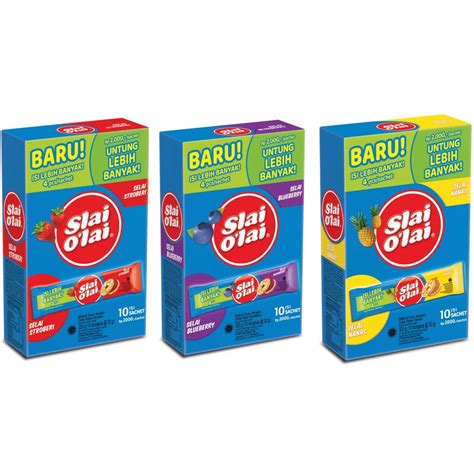 Jual BISKUIT SLAI OLAI 1 BOX ISI 10 PCS 32 Gr Shopee Indonesia