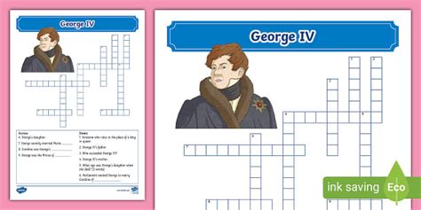 George IV Crossword L Enseignant A Fait Twinkl