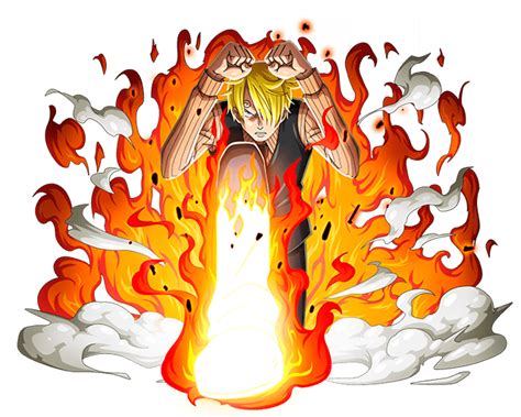 One Piece Sanji Fire Kick