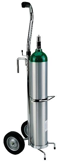 Deluxe Oxygen Cylinder Cart From Wt Farley