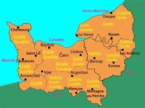 carte de la normandie plusieurs cartes de la region relief villes