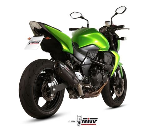 Mivv Suono RVS Black Slip On Einddemper Met E Keur Kawasaki Z 750 2007