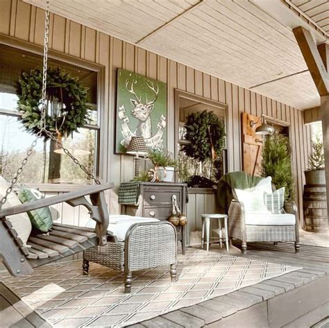 Wilderness Inspired Porch D Cor Ideas With Greenery Soul Lane