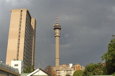 Hillbrow tower stock image. Image of pretoria, southern - 181827369