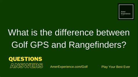 BEST GOLF GPS & RANGEFINDERS FOR GOLFERS OF ALL ABILITIES