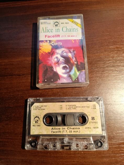 Alice In Chains Facelift Kaseta 1992 Kobiernice Kup Teraz Na