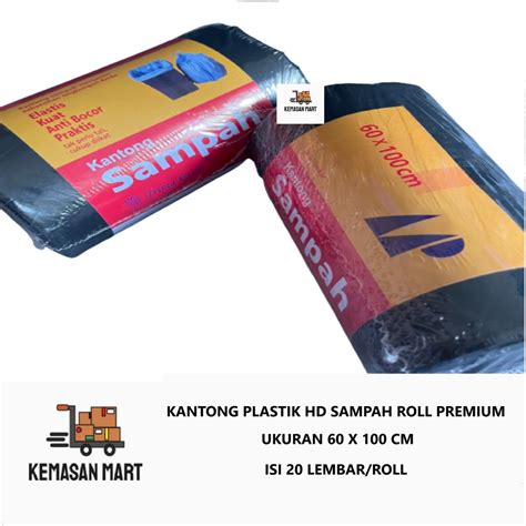 Jual Kantong Plastik Hd Sampah Roll Hitam X Trash Bag Premium