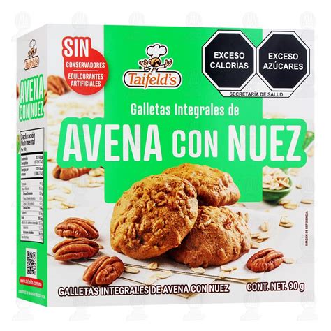 Galletas Integrales Taifeld S De Avena Con Nuez 90 Gr